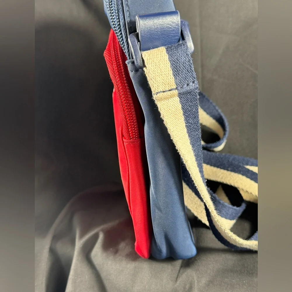 Tommy Hilfiger Men’s Red and Blue Crossbody Bag - Good Condition - Picture 2 of 16